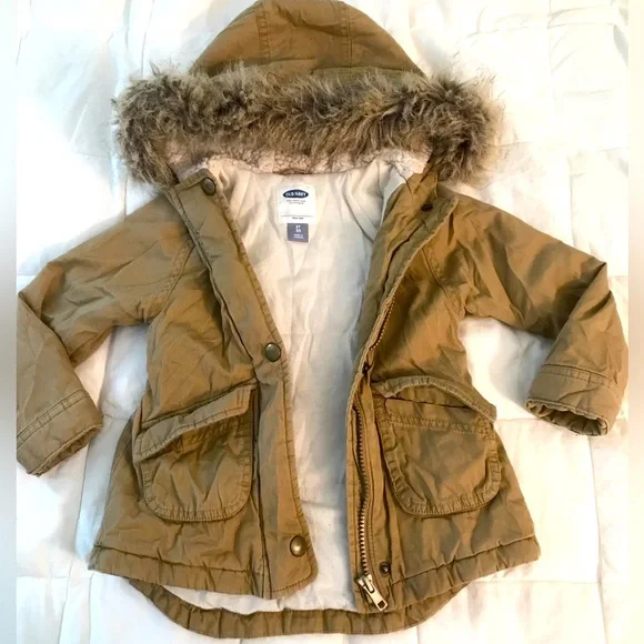 Old Navy Jackets Coats Old Navy Toddler Hooded Jacket 3t Tan